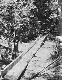 A wooden track can help move this up or down a hillside.